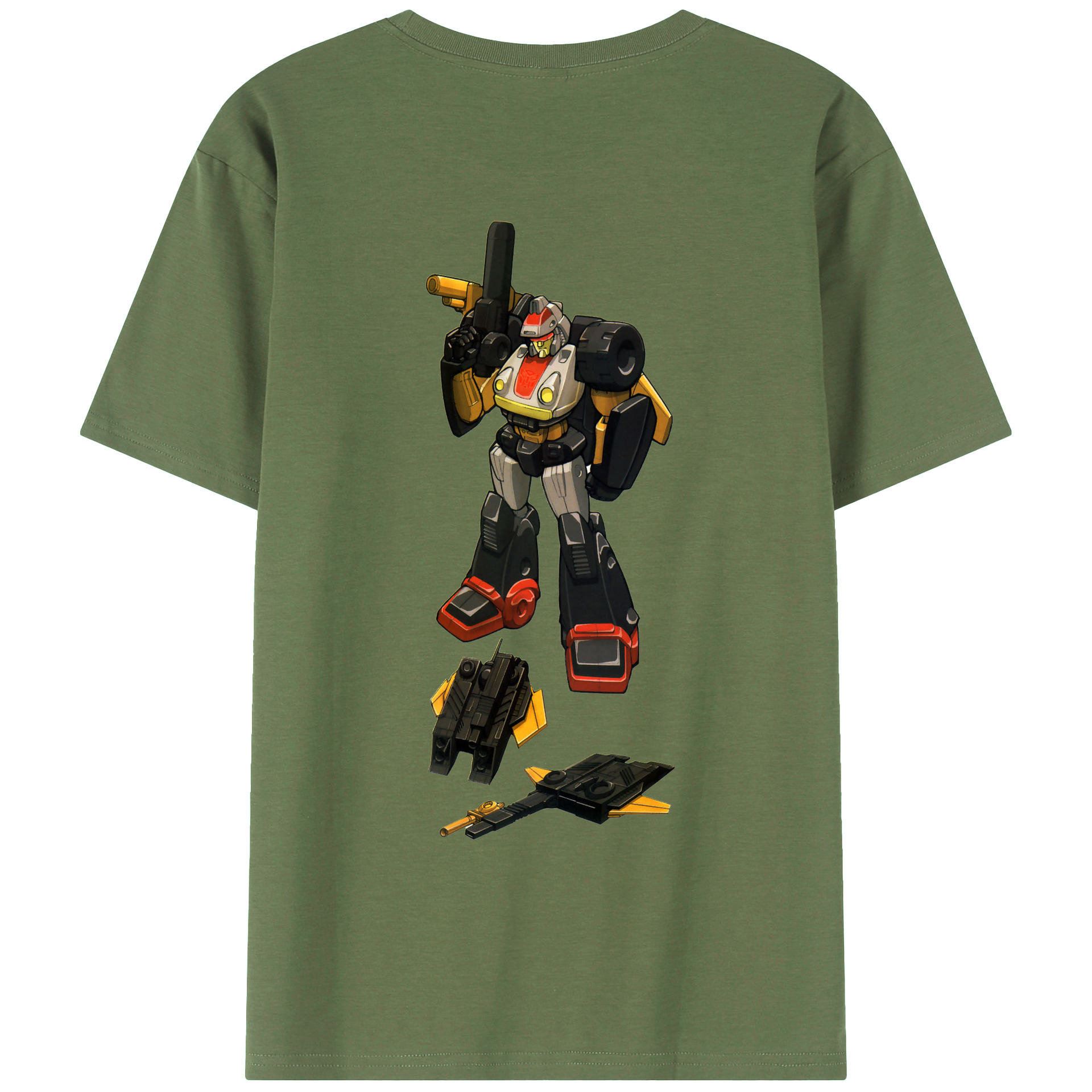 （画像用）  綿100％ メンズ半袖Tシャツ（バックプリント） 通気性